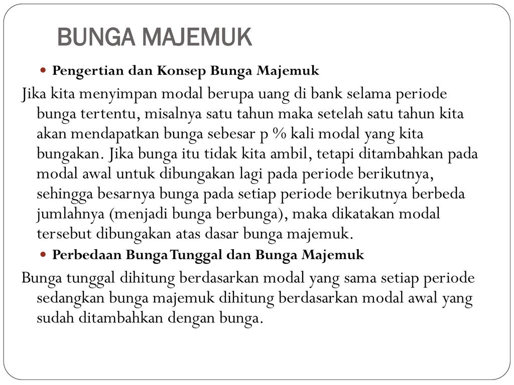 35 Pengertian Rumus Dan Contoh Bunga Majemuk Terbaru Informasi